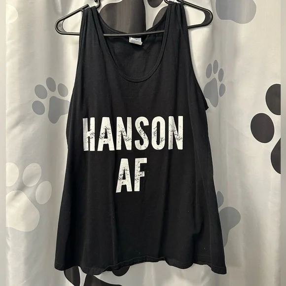 HANSON AF Tank Top, Black, Size XXL - Picture 2 of 5